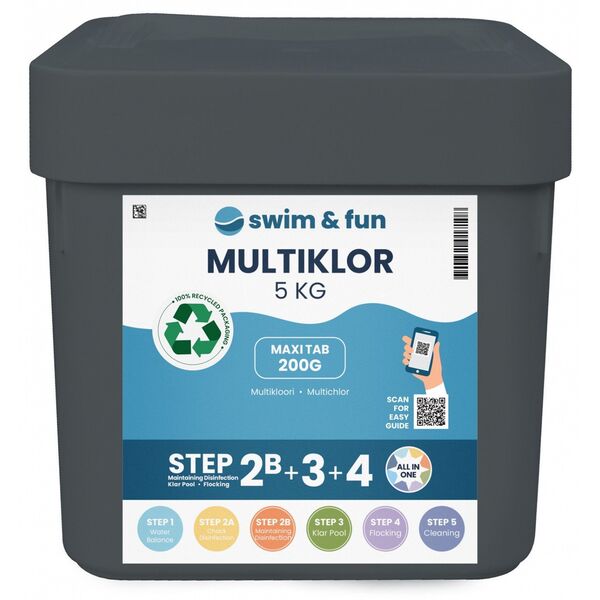 Swim & Fun Multiklor 200 gr.5 kg
