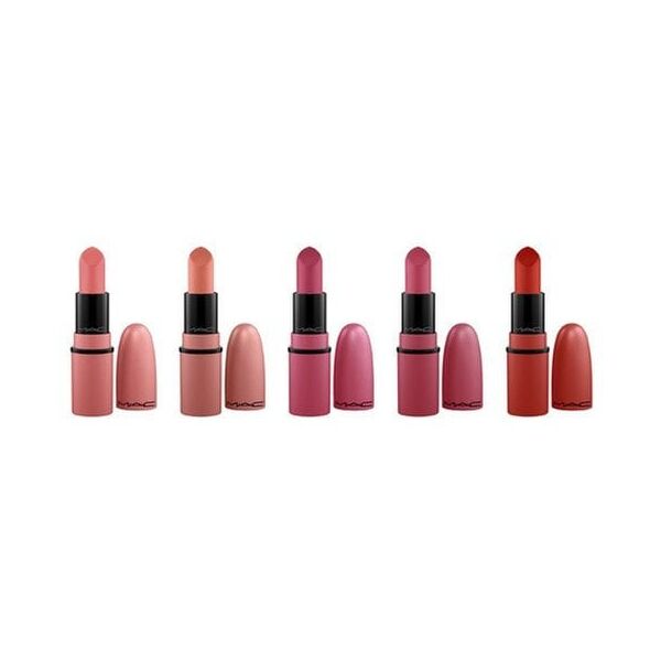 MAC Μίνι Σετ Κραγιόν MAC: Amplified, Matte, Cream Lipstick, You Can't Chili With Us, 1.8 g *Μινιατούρα + Amplified, Matte, Cream Lipstick, Double Date, 1.8 g *Μινιατούρα + Amplified, Matte, Cream Lipstick, Velvet Teddy, 1.8 g *Μινιατούρα + Amplified, M