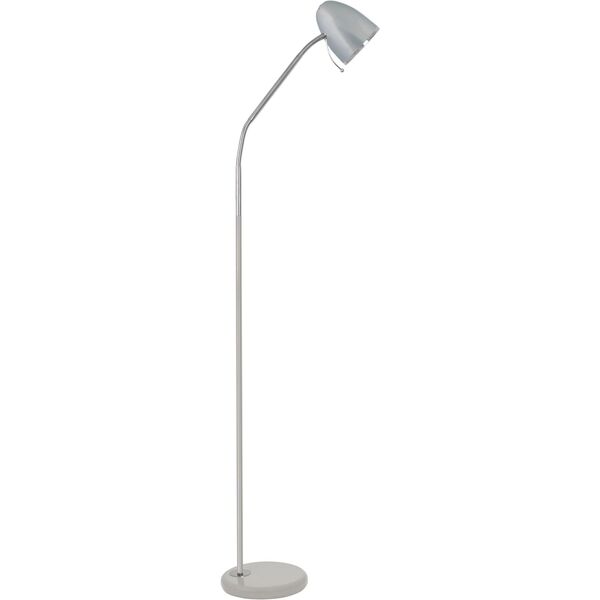 Επιδαπέδιο φωτιστικό G.LUX, 1xE27, GD-2819-F, ασημί χρώμα.