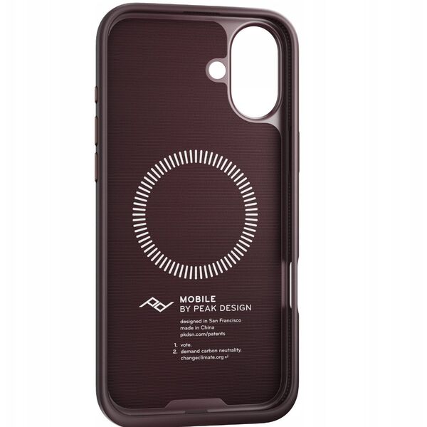Θήκη Peak Design Mobile Everyday Case Fabric iPhone 16 Plus - Σκούρο μωβ