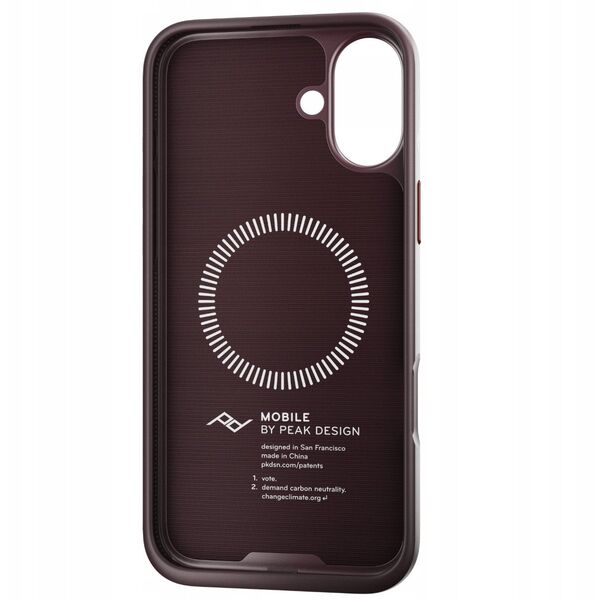 Θήκη Peak Design Mobile Everyday Case Fabric iPhone 16 Plus - Σκούρο μωβ