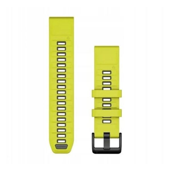 Ανταλλακτικό λουράκι Garmin QuickFit 22mm Σιλικόνη Amp Κίτρινο/Γραφίτης