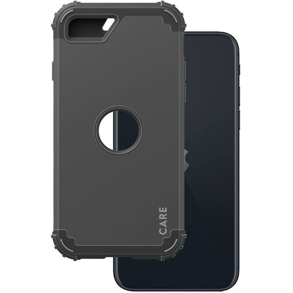 Θήκη CARE Μοντέρνο Μαύρο FORCE iPhone SE (2020/2022)