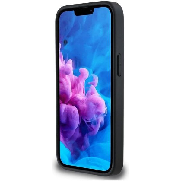 Θήκη BMW Δερμάτινη με Θερμοτυπία για iPhone 16e μαύρο