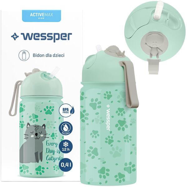 Butelka dla dzieci Wessper 410ml (WES267-CAT)