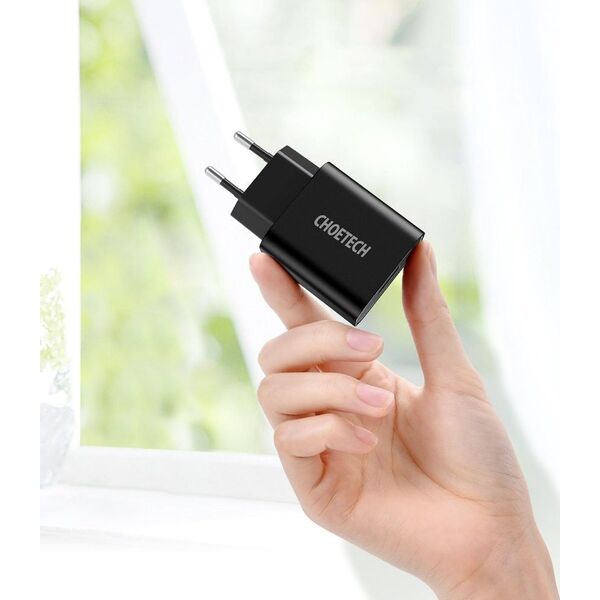 Ładowarka Choetech Q5003 1x USB-A 3 A (Q5003 BLACK)
