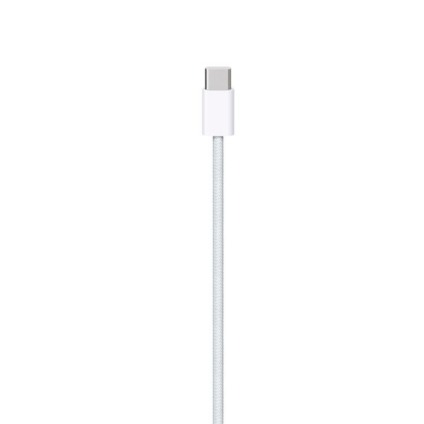 Apple Braided Cable USB-C male - USB-C 60W White 1m (MQKJ3ZM/A) (APPMQKJ3ZM-A) έως 12 άτοκες Δόσεις