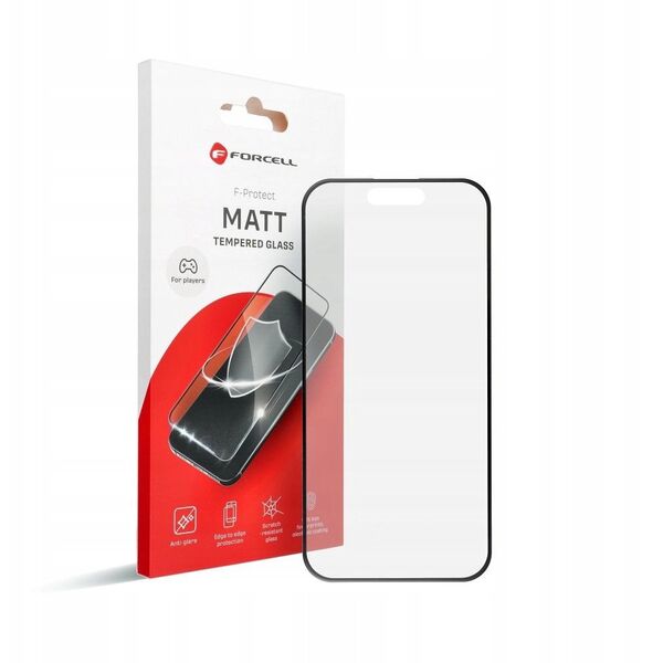Tempered Glass Forcell Matt Glass - για Iphone 13 Pro Max / 14 Plus μαύρο