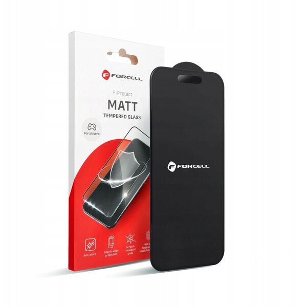 Tempered Glass Forcell Matt Glass - για Iphone XR / 11 μαύρο