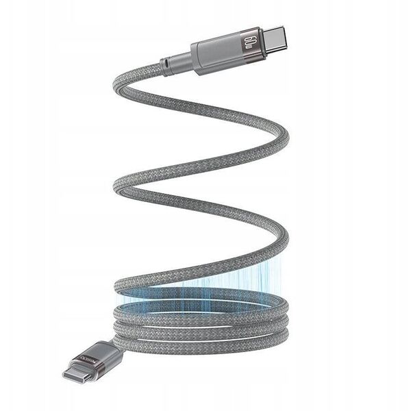 yesido Μαγνητικό Καλώδιο CA172C 60W C/C 1m 3A, ΓΚΡΙ / SZARY