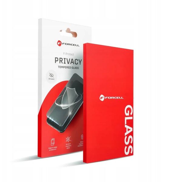 Tempered Glass FORCELL Privacy Glass - για Iphone 16 Plus μαύρο