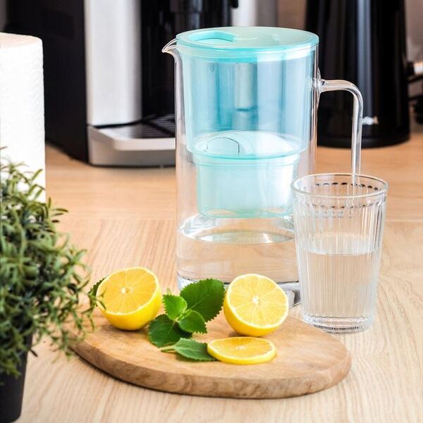 Dzbanek filtrujący Wessper Aquamax Crystalline miętowy + 1 wkład