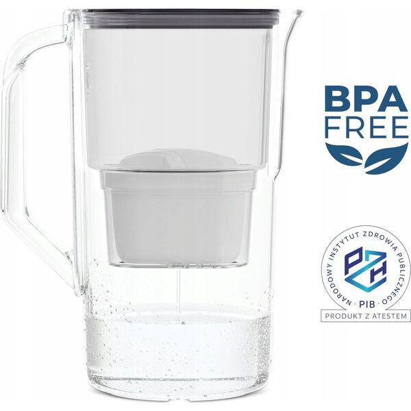 Dzbanek filtrujący Wessper Dzbanek Wessper AquaMax Basic 2.5L czarny