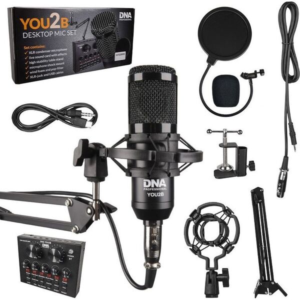 DNA DNA YOU2B zestaw mikrofon interfejs audio statyw okablowanie