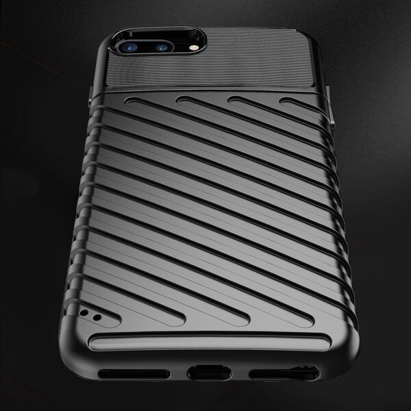 Hurtel Thunder Case elastyczne pancerne etui pokrowiec iPhone 8 Plus / iPhone 7 Plus niebieski uniwersalny