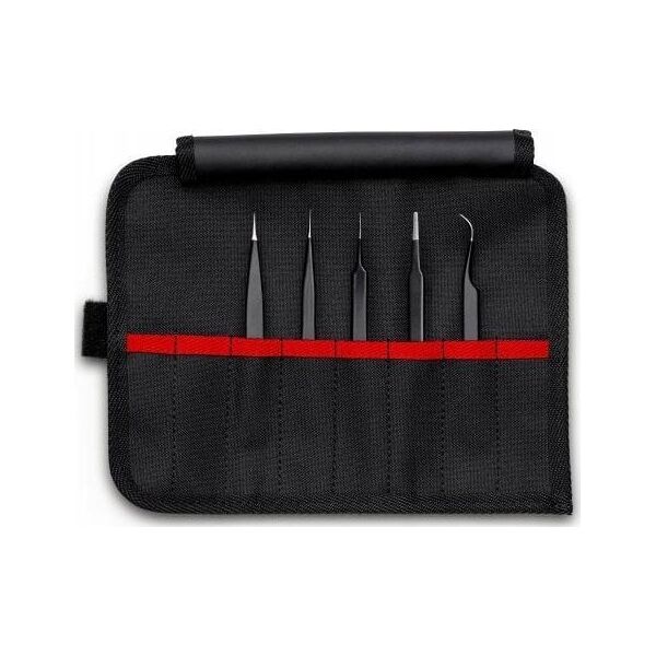 Knipex KNIPEX Universal Tweezer Set, ESD 5pcs