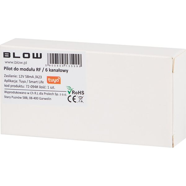 Blow 72-094# Pilot do modułu rf 6 kanałowy