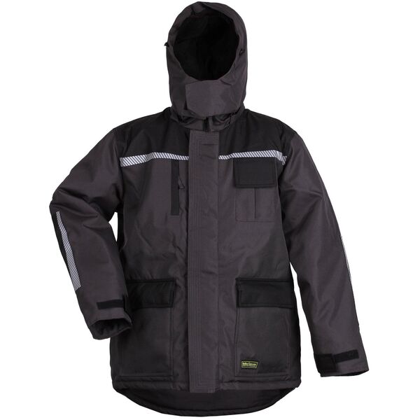 Ανδρικό μπουφάν Apple JACKET LONG ARCTIC GREY/BLACK WJ-8924 XL