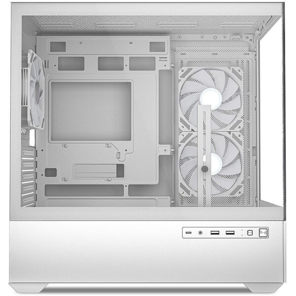 Κουτί Sharkoon Sharkoon MK6 RGB, Tower case (λευκό, Tempered Glass x 2)
