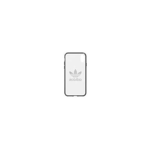 Adidas Διάφανη Θήκη Σιλικόνης για Apple iPhone X / XS Διαφανής - Μαύρη (EU Blister)