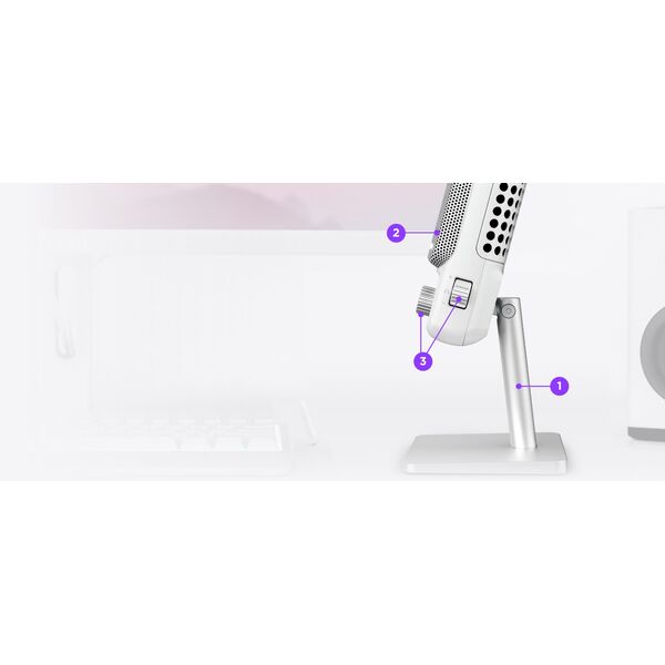 Mic NZXT Capsule Elite White