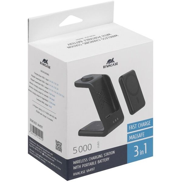ΒΑΣΗ ΦΟΡΤΙΣΤΗ ΚΙΝΗΤΟΥ WRL 15W/MAGSAFE 4917 RIVACASE
