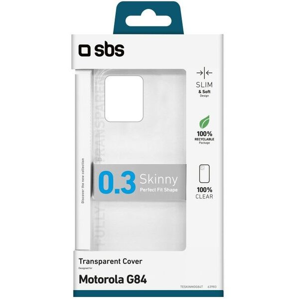 SBS Skinny Κάλυμμα για Motorola G84 διαφανές