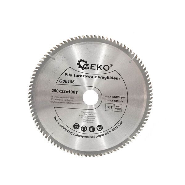 Δίσκος για ξύλο 250x32x80T + μείωση 25,4mm (25)