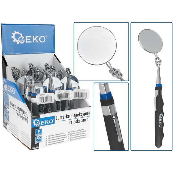 Τηλεσκοπικός καθρέφτης επιθεώρησης 24-69cm – εκθεσιακή συσκευασία (12/48)
