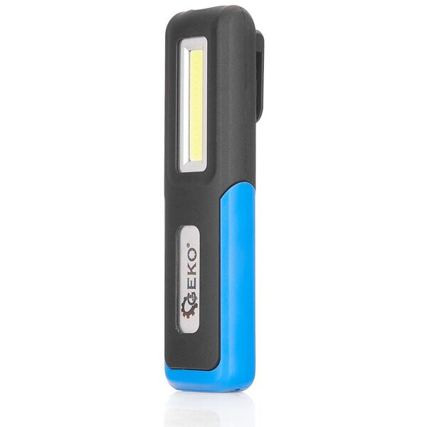 Φακός εργαστηρίου 3W+3W LED COB 1200mAh με βάση και μαγνήτη (48)