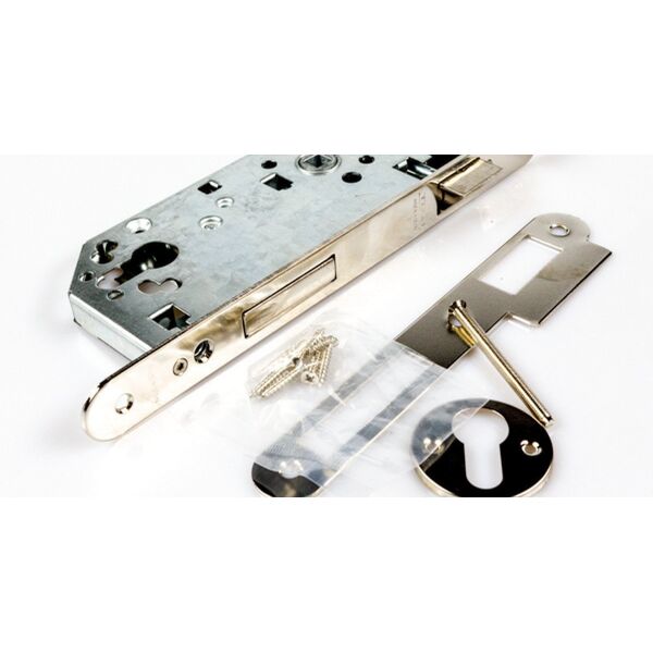 Κλειδαριά Mortise TESA 85-50 mm, επινικελωμένη