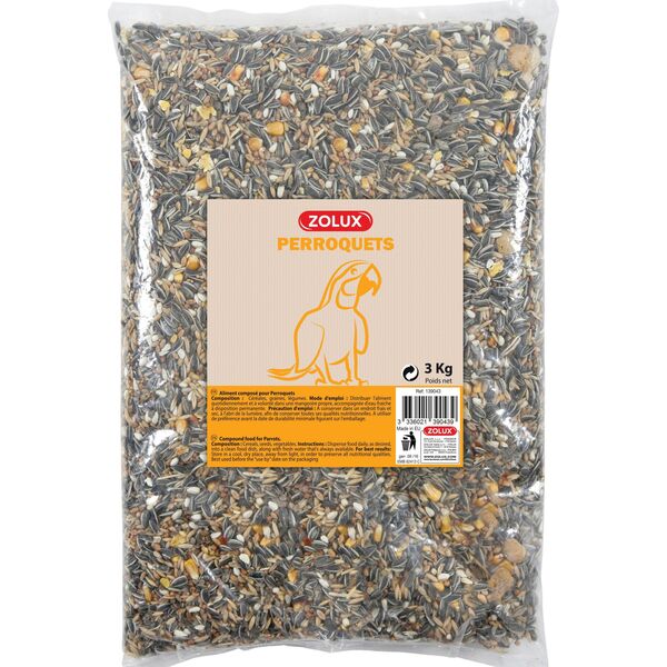 Zolux ZOLUX Mieszanka dla papug 3 kg