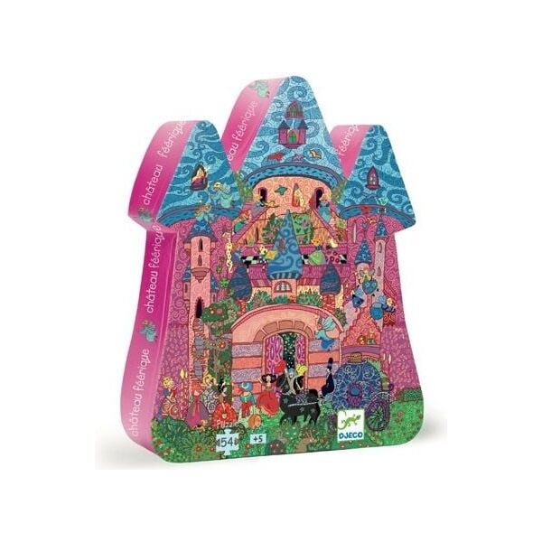 Djeco Puzzle w pudełku - Zamek księżniczki (145458)