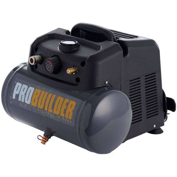 Συμπιεστής αέρα PROBUILDER, ισχύς 1200 W, πίεση 8 Bar, ροή 172 l/min, χωρητικότητα 6 l