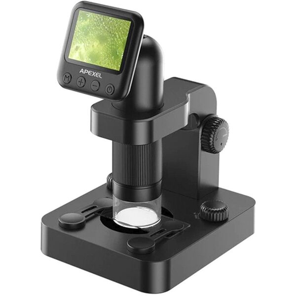 ψηφιακό μικροσκόπιο Apexel με οθόνη LED 2MP RGB 20-100x