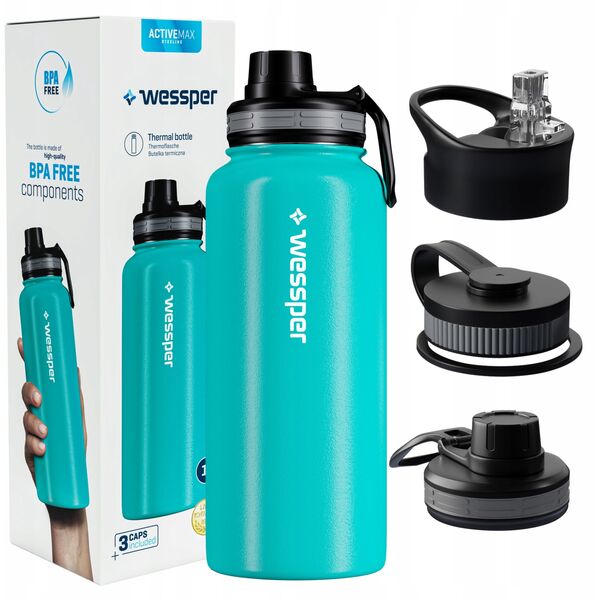 Butelka termiczna Wessper ActiveMax Steeline 1000ml (WES266-SEA-1000)