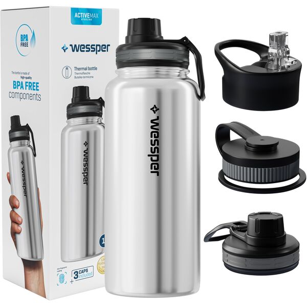 Butelka termiczna Wessper ActiveMax Steeline 1000ml (WES266-SL-1000)