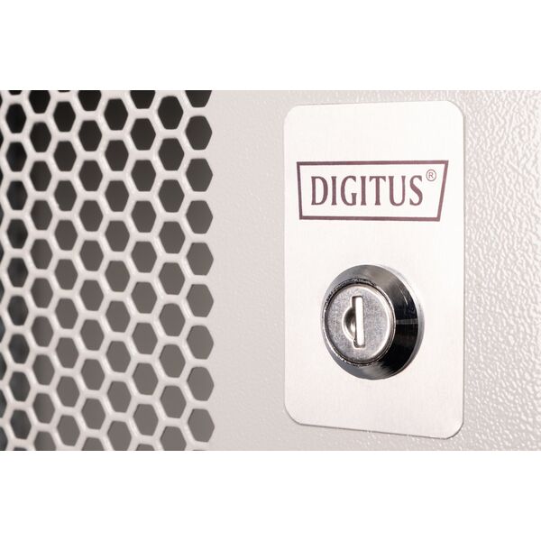 Rack Digitus DN-49208 SOHO perforated door Grey