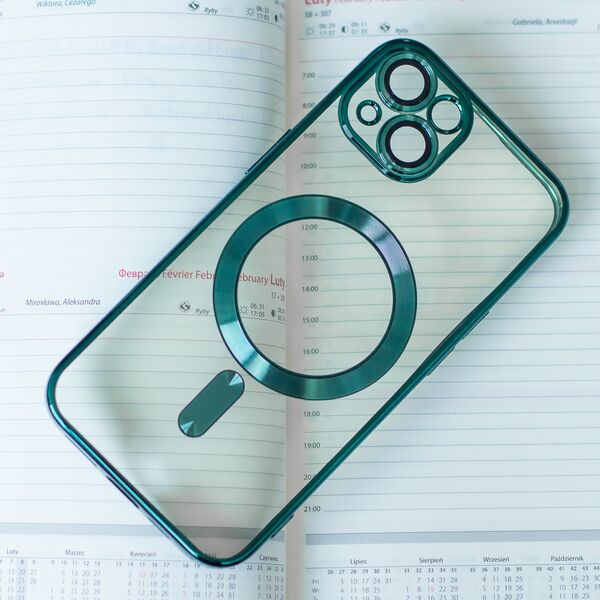 Color Chrome Mag case for iPhone 16e green 5907457799912