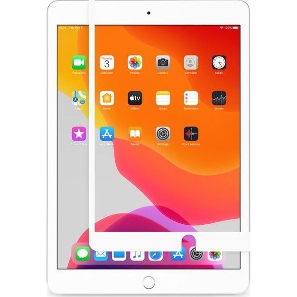 Moshi Moshi iVisor AG - Ochronna folia anty-refleksyjna iPad 10.2 / Air Pro 10.5 (biała ramka) uniwersalny