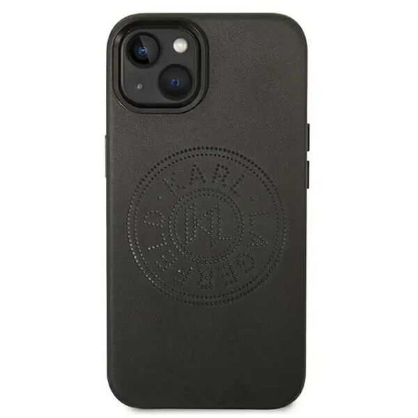 Karl Lagerfeld KLHCP14SFWHK iPhone 14 6,1" hardcase czarny/black Leather Perforated Logo
