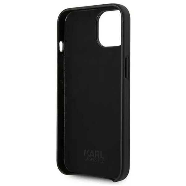 Karl Lagerfeld KLHCP14SFWHK iPhone 14 6,1" hardcase czarny/black Leather Perforated Logo