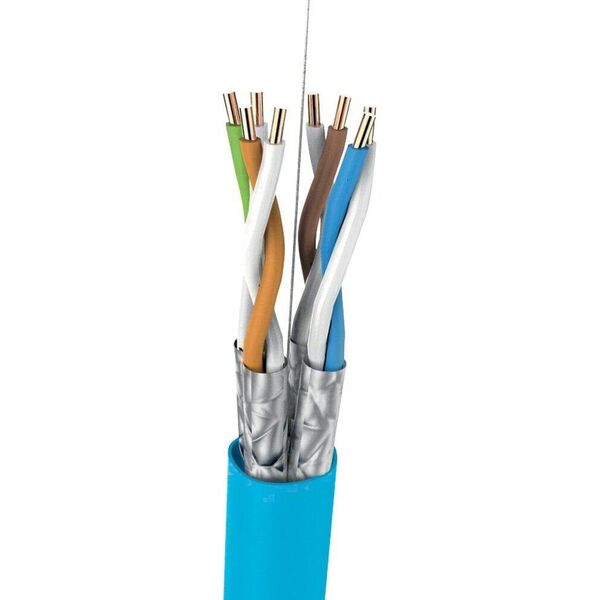 LOGON PREMIUM LCP6UFTP5CCA kabel sieciowy Niebieski 500 m Cat6 U/FTP (STP)
