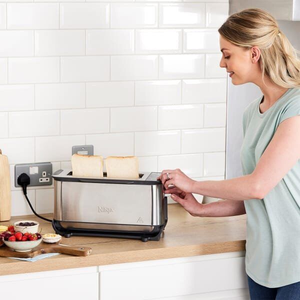 Ninja ST202EU toster 7 2 kaw. 2400 W Srebrny