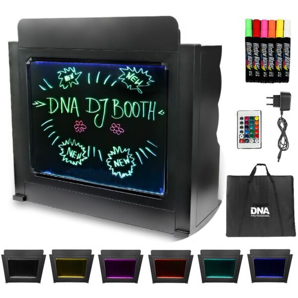 DJ BOOTH με φωτιζόμενο πίνακα DNA DJ BOOTH BK