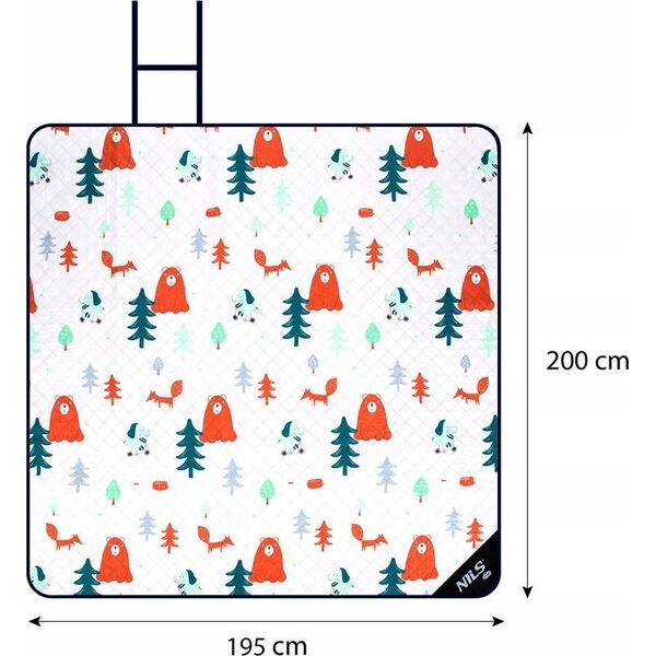 Nils Extreme NC8028 LAS KOC PIKNIKOWY 195X200 CM NILS CAMP