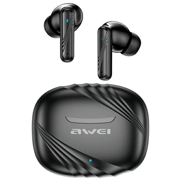Ακουστικά Bluetooth AWEI 5.3 TA6 ANC+ σταθμός σύνδεσης μαύρο