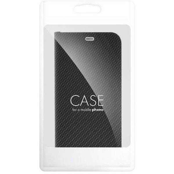 Θήκη LUNA Book Gold για IPHONE 16e (SE 4 2025) μαύρο