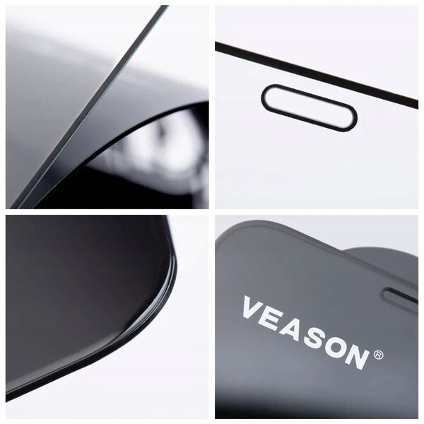 Προστατευτικό Γυαλί 6D Pro Veason Glass (SET 10in1) - για Samsung Galaxy S24 Ultra μαύρο