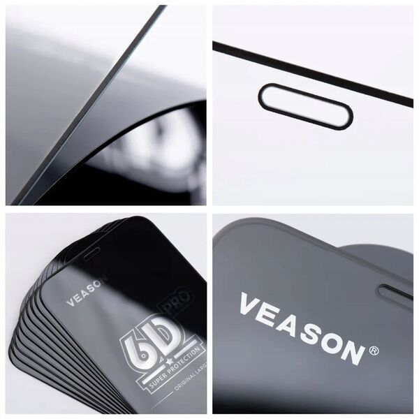 Προστατευτικό Γυαλί 6D Pro Veason Glass (SET 10in1) - για Samsung Galaxy S22 / S23 μαύρο